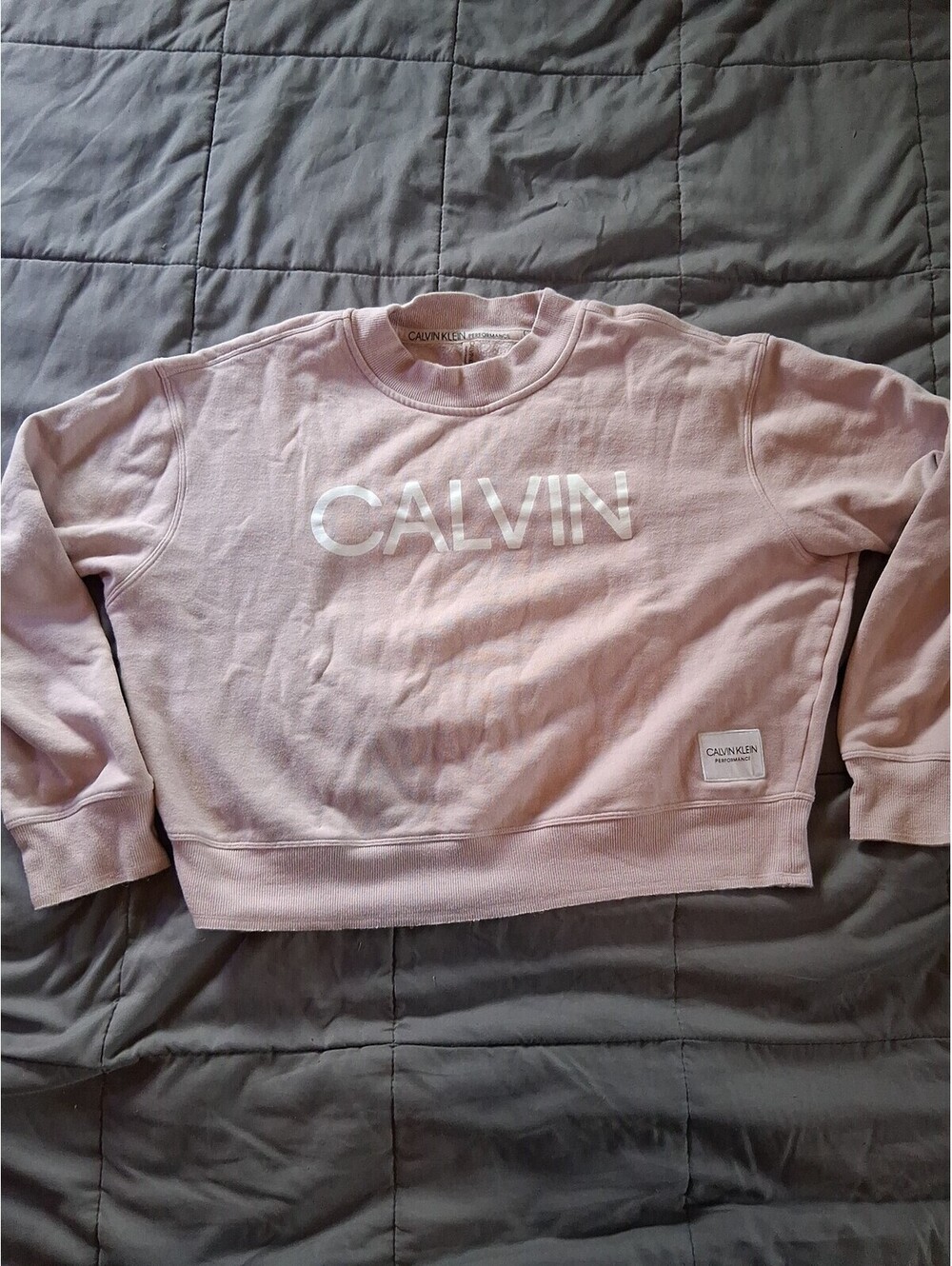 Calvin Klein Pink XL Crewneck Athletic Sweatshirt d2